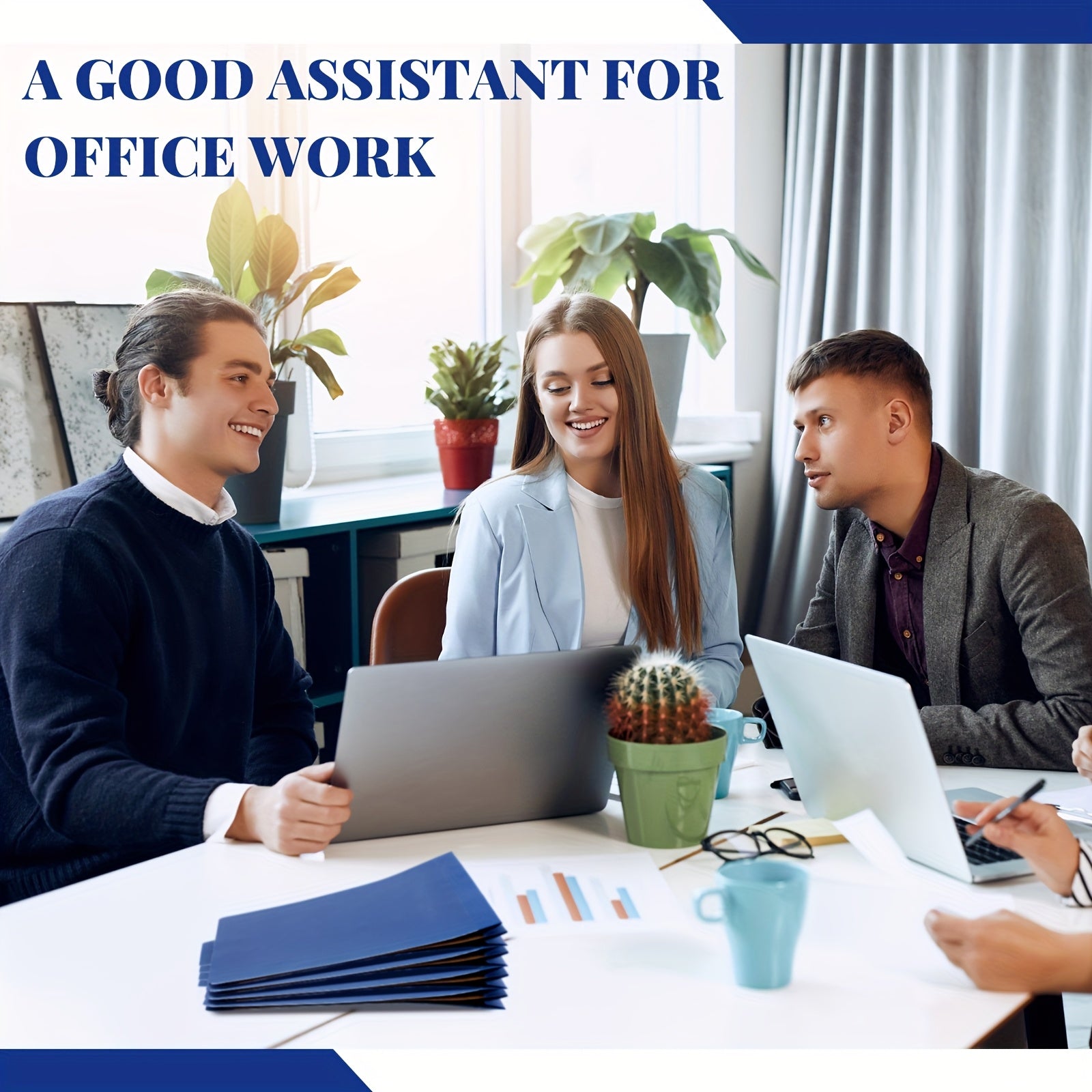 24pcs Classification Folders Bulk 1 Divider File Folder with Fastener 2 Prongs Pressboard Employee Folder with 3.5 Inch Expansion for Standard Medical File, Document, Office Report (Dark Blue)