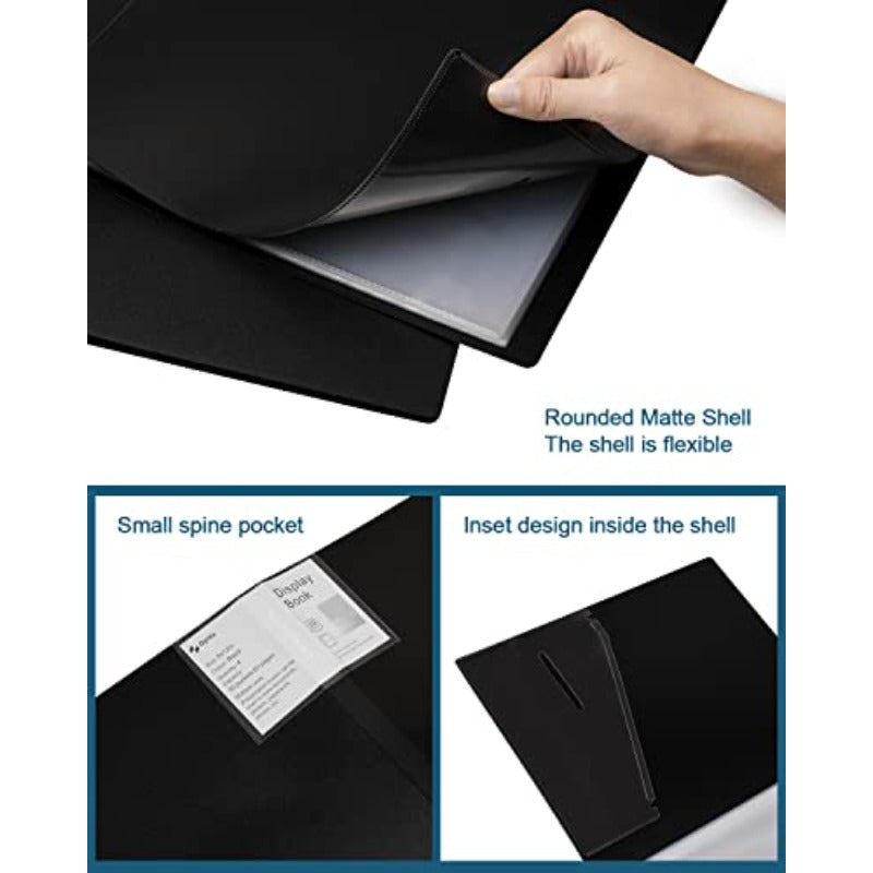 4 Pack Heavy-Duty Plastic Page Binder with 30 Pockets\u002F60 Pages - 9\