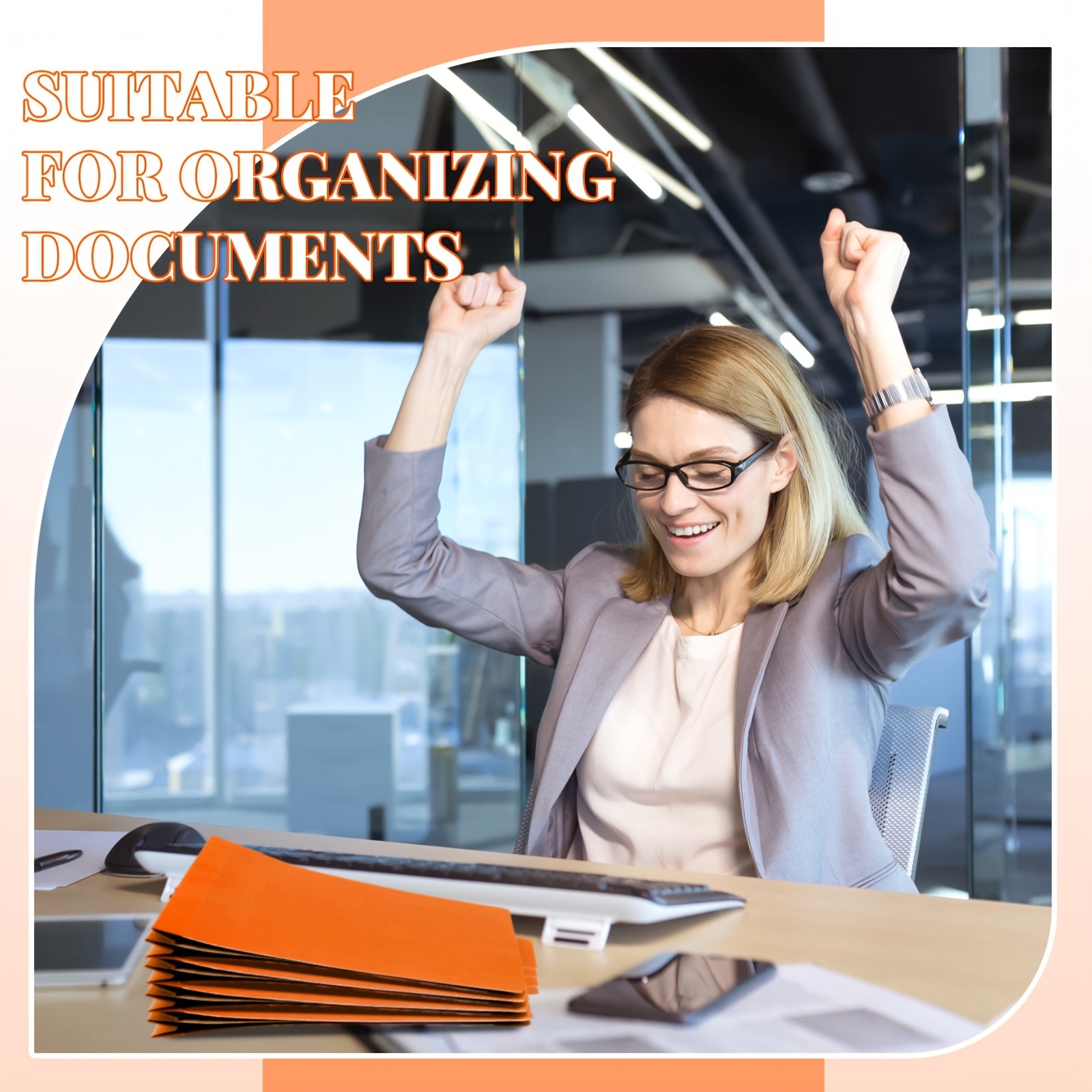 Classification Folders 24pcs Classification Folders Bulk With 1 Divider, 3.5 Inch Expansion Pressboard File Folder With 2 Prongs Fastener For Standard Medical File, Letter Size Document ReportEaster Mother's Day Party Gift