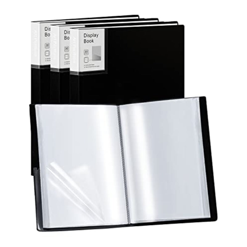 4 Pack Heavy-Duty Plastic Page Binder with 30 Pockets\u002F60 Pages - 9\